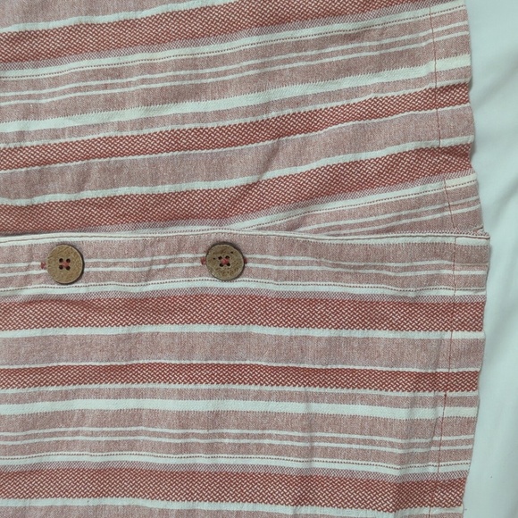 Roxy Under the Cali Sun Striped Mini Dress, Color Baked Clay Size S - Picture 7 of 16